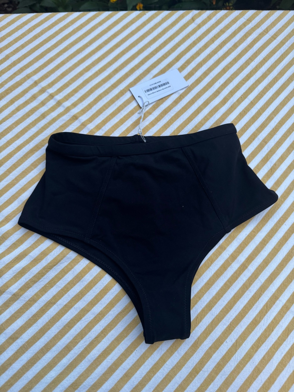 Reformation Azure Bikini Bottom Black - Size S - Picture 4 of 5